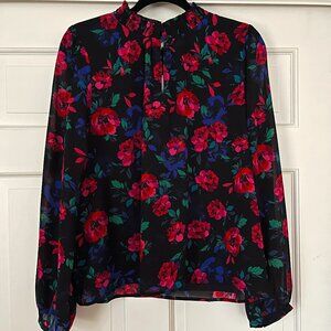 NWT - J Crew Factory - Rose Blouse - Large